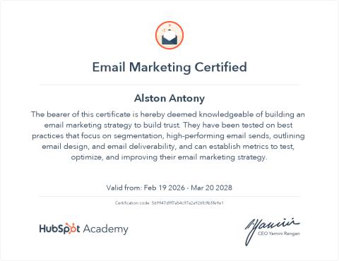 Email Marketing — HubSpot Academy