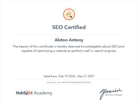 SEO — HubSpot Academy